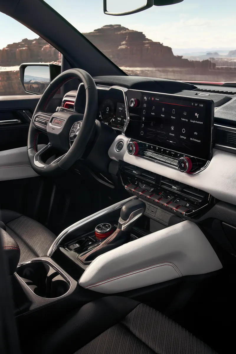 2026 GMC Canyon infotainment system at Jensen GMC in New Ulm MN